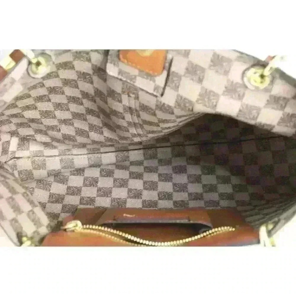 Steve Madden Womens Bwilde Faux Leather Embellished Modern Brown Flat Tote Purse - Picture 10 of 11